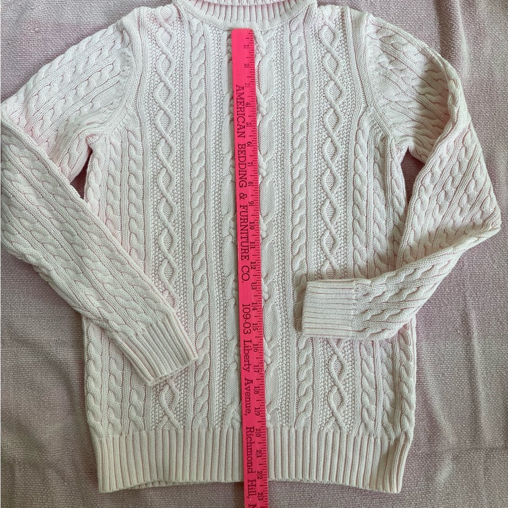 Croft & Barrow Light Pink Turtleneck Sweater Size S/M - Picture 5 of 9